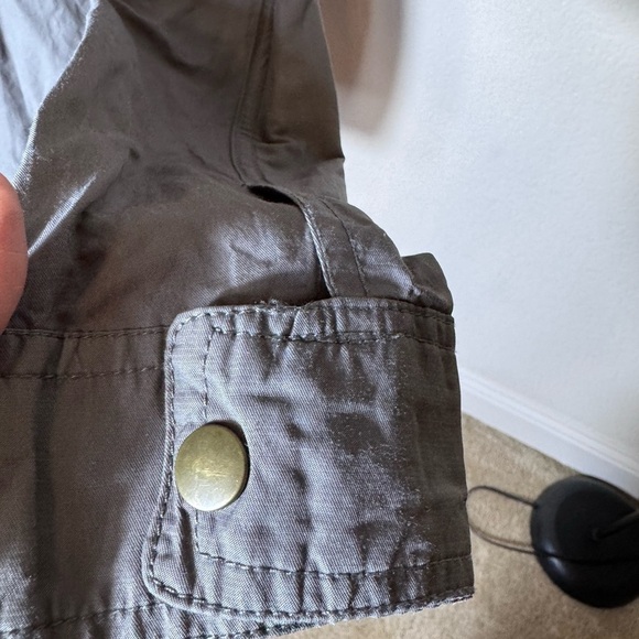 Converse One Star Gothic Military Jacket Women Size L Converse Wind Breaker Coat - Picture 4 of 9